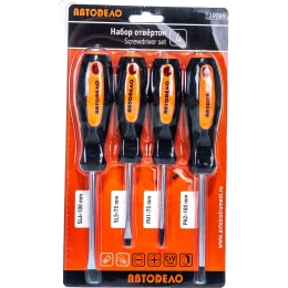 Набор отверток АвтоDело 4 предмета блистер 30769 12624