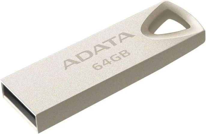 Флешка USB A-Data UV210 64ГБ, USB2.0, золотистый [auv210-64g-rgd]