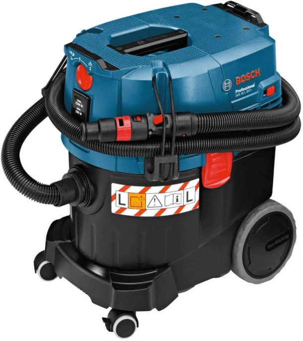 Строительный пылесос Bosch GAS 35 L SFC+, синий [06019c3000]