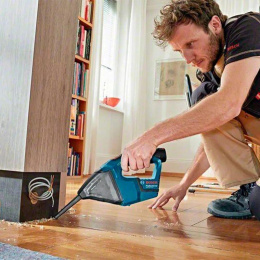 Строительный пылесос Bosch GAS 12 V Solo без АКБ и ЗУ уборка: сухая синий