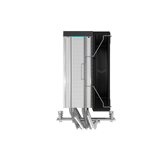 Кулер SAMA A40L (A40-XXWAYXOX-G) (Intel LGA115X/1200/1700/1851, AMD AM4/AM5, крепление на винтах, 4 тепловые трубки (6мм), размер вентилятора: 120x120x25мм, гидродинамический подшипник, PWM, TDP 240W, ARGB, 122х96х152мм, 850г)