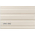 Внешние HDD и SSD/ Samsung External SSD T7 Shield, 1TB, Type C-to-C/A, USB 3.2 Gen2, R/W 1050/1000MB/s, IP65, 88x59x13mm, 98g, Beige 12 мес.