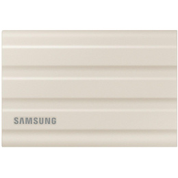 Внешние HDD и SSD/ Samsung External SSD T7 Shield, 1TB, Type C-to-C/A, USB 3.2 Gen2, R/W 1050/1000MB/s, IP65, 88x59x13mm, 98g, Beige 12 мес.