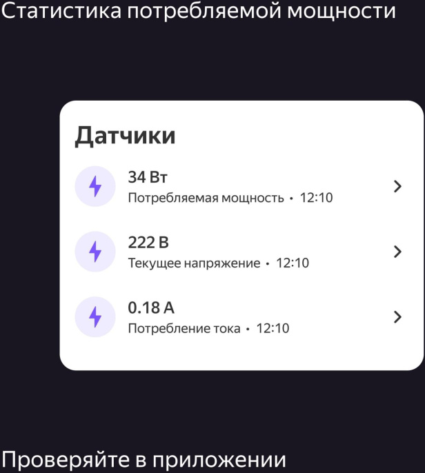 Умная розетка ЯНДЕКС Matter, EU, Wi-Fi, черный [yndx-00540blk]