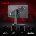 27" Монитор BLOODY MN272U, 3840x2160, IPS, 160Гц, 2хHDMI, 2хDP, черный