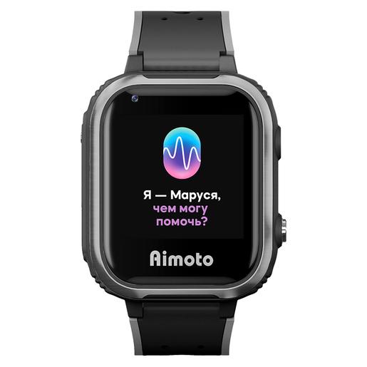Смарт-часы Кнопка Жизни Aimoto Маруся IQ 4G, 1.44", черный/черный [8108802]