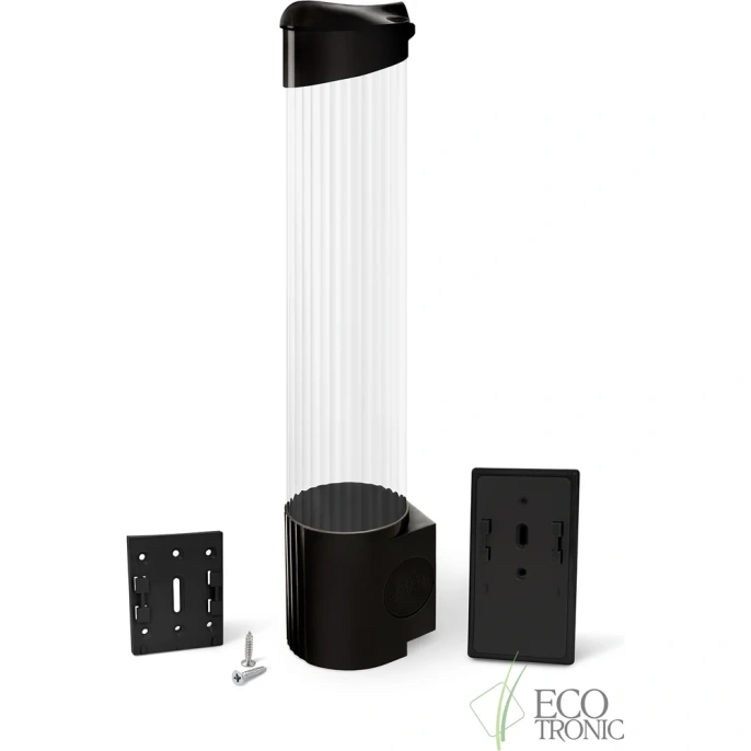 Держатель для стаканов ECOTRONIC черный ETK4007/