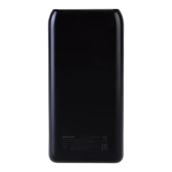Rexant 30-2052 Портативное зарядное устройство Power Bank аккумуляторная батарея 20000 mAh с Quick Charge и Power Delivery, черное
