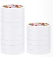 Клейкая лента канцелярская двусторонняя Deli EA364 белая шир.18мм дл.9.14м 80мкр упак.:16шт