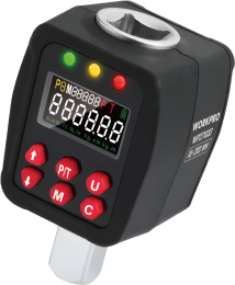 Адаптер WorkPro WP271037 цифровой, динамометрический, крутящий момент: 10-200 НМ, также может быть установлен на 3-60 НМ, 6-120 НМ, 7-150 НМ путем изменения программы, разрешение: 0,1 НМ, точность: 2%, объем памяти: 500 данных, соответствующие разъемы: 1
