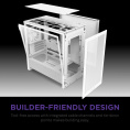 Корпус без блока питания Case NZXT H3 Flow 2025 , Midi-Tower, TG, 1x120mm, 1xUSB-A 3.2 + 1xUSB-C 3.2, mATX, mITX White (CC-H31FW-01)