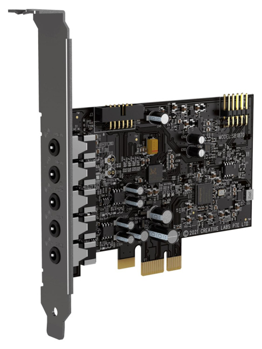 Звуковая карта PCI-E Creative Audigy FX V2,  5.1, Ret [70sb187000000]