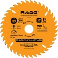 Диск пильный универсальный 190 мм (7 1/2”), Z40, посадка 30+20/16 мм RAGE By VIRA 594233