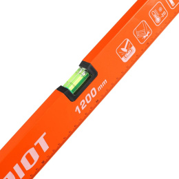 Уровень пузырьковый Patriot LRP-1200 120см, магнитный, глазков: 3шт [350005554]