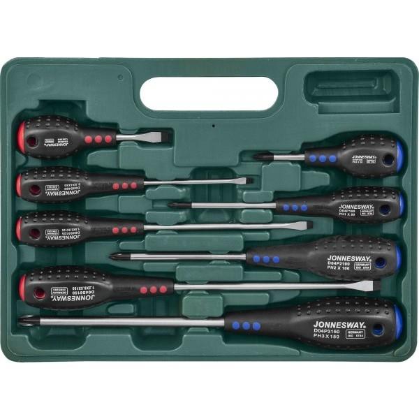 JONNESWAY D04PP08S Набор отверточный Full Star, 8 предметов