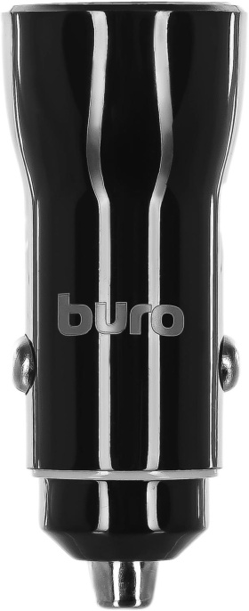 Автомобильное зарядное устройство Buro BUCN1, USB-A, USB-C, 18Вт, 3A, черный [bucn18p110bk]