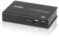 Разветвитель, электрон. ATEN VS194-AT-G, DisplayPort, 1 4 устройства, 15 метр., F, без шнуров, Б.П. 220 5.3V, до 4096x2160/3840x2160 60Hz;HDCP 1.3; DisplayPort 1.2a; ATEN/VANCRYST VS19