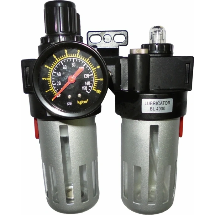 Фильтр-редуктор-лубрикатор 3/8" KraftWell KRW1771.2A38