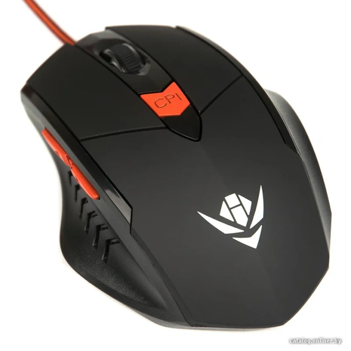 Мышь MOG-11U Nakatomi Gaming mouse - игровая, 6 кнопок ролик прокрутки, USB, черная