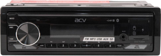 Автомагнитола ACV AVS-948BM 1DIN 4x45Вт v4.0 40809