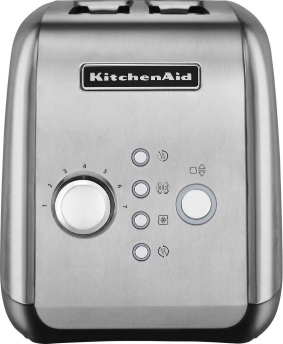 Тостер KitchenAid Тостер на 2 тоста моторизованный, нержавеющая сталь (5KMT221ESX)