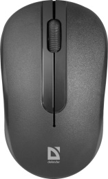 Мышь беспроводная Defender Datum MM-285, радио, оптическая, USB, 1600dpi, черный [52285]