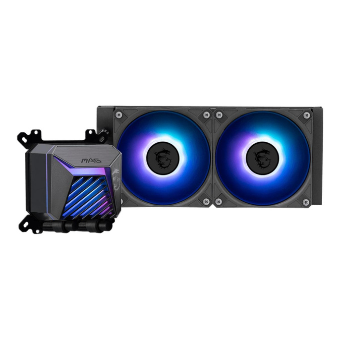 Жидкостная система охлаждения MSI MAG CORELIQUID A15 240 2x ARGB Fan, ARGB Block 306-7ZWAA11-L80