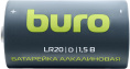 D Батарейка Buro Alkaline LR20,  2 шт. 18000мAч