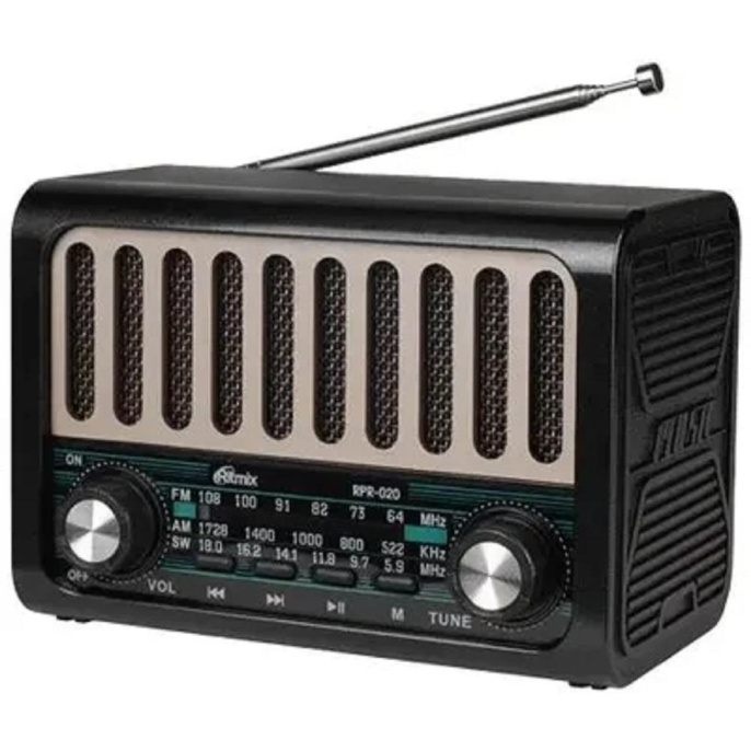 Радиоприемник Ritmix RPR-020,  черный