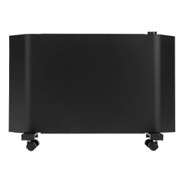 Denzel Конвектор электрический XCE-1500B, 230 В, 1500 Вт, черный, сушилка, колеса, Х-элемент [98128]