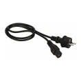 Шнур питания Lanmaster LAN-PP13L/SH-0.5-BK C13-Schuko проводник.:3x0.75мм2 0.5м 220В 10А черный