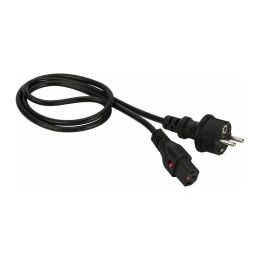 Шнур питания Lanmaster LAN-PP13L/SH-0.5-BK C13-Schuko проводник.:3x0.75мм2 0.5м 220В 10А черный