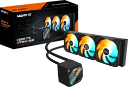 Система водяного охлаждения Gigabyte Gaming 360 ARGB Soc-AM5/AM4/1200/1700/1851 черный 4-pin 13.8-35.8dB Al Ret GP-GIGABYTE GME 360