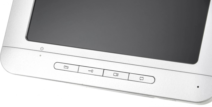 Комплект домофона HIWATCH DS-D100K,  серебристый