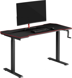 Стол компьютерный Cactus CS-MDL-BK, МДФ, черный