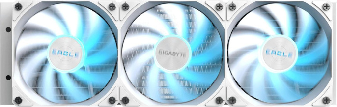 Система водяного охлаждения Gigabyte Eagle 360 ICE ARGB Soc-AM5/AM4/1200/1700/1851 белый 4-pin 13-37.6dB Al Ret GP-GIGABYTE EAGLE 360I