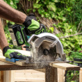 Циркулярная пила дисковая Greenworks GD24CS ручная D диска.:185мм 1500907CUB