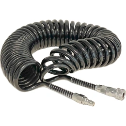 Шланг спиральный с БРС 0850 - 5 м. CDC Pneumatics UC 0850-5C BLACK