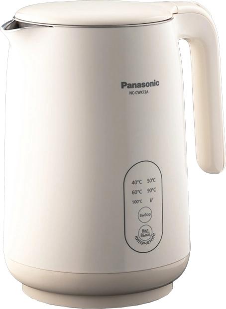 Чайник электрический Panasonic NC-CWK72A, 1.5л, Металл/полипропилен