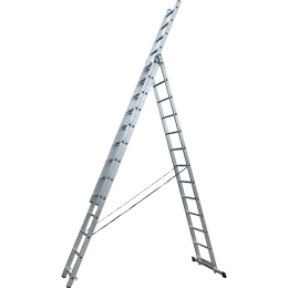 Лестница трехсекционная STAIRS универсальная усиленная 13 ступеней ALP313