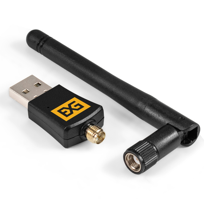 Сетевой адаптер Wi-Fi 5 двухдиапазонный ExeGate EX-W5-T2U Plus-AC650 (Wi-Fi AC (a/b/g/n/ac), чипсет Realtek8811, 2.4 ГГц до 200 Мбит/с + 5 ГГц до 433 Мбит/с, внешняя съемная 2dBi антенна, USB 2.0) EX299657RUS