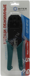 Обжимные клещи для зачистки витой пары и обжима коннекторов 5bites RJ-45 RJ-11/12 LY-T2007C