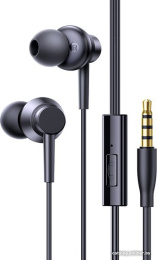 Наушники Baseus A00164200113-Z1 Encok HZ11 3.5 проводные, длина провода 1,2 м, микрофон высокой четкости,проводные Cluster Black