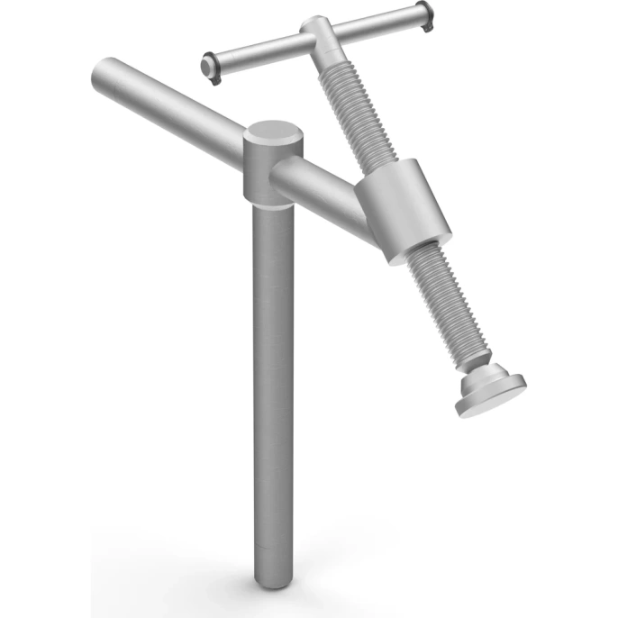 Струбцина зажимная Keepler-Stan Tr14 200мм под 45 град для сварочного стола D16 УФ-21352