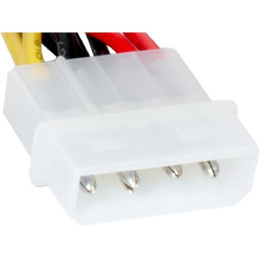 Кабель питания SATA ExeGate EX-CC-SATA-PSY Molex 4pin/2xSATA15pin, 0,15м EX138935RUS