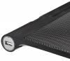 Подставка для ноутбука Buro BU-LCP170-B214, 17", 398х300х29 мм, 2хUSB, вентиляторы 2 х 140 мм, 926г, черный