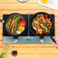Настольная плита инфракрасная KitFort КТ-155, стеклокерамика, черный