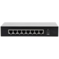 DAHUA DH-PFS3008-8GT 8-портовый гигабитный неуправляемый коммутатор, 8xRJ45 1Gb, коммутация 16 Гбит/с, MAC-таблица 2К