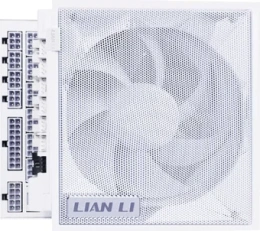 Блок питания Lian Li EDGE Gold 1000 1000W Белый G9P.EG1000G.WH00.EU ATX 12V V3.1, 80Plus Gold КПД 91.24% , 3,3V-20А, 5V-20А, 12V-83А, -12V-0.3А, 5Vsb-3А, 1x24pin, 2х4+4pin, 1х6+2pin, 12хSATA, 1x4Pin Peripheral x4, OCP/OVP/OTP/OPP/SCP/UVP, 120mm, 150×1