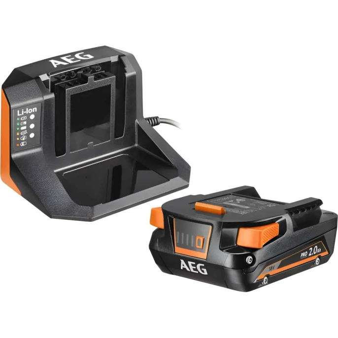 Набор зарядное устройство + аккумулятор SETL1820S 18В, 2Ач, Li-Ion AEG 4935478932